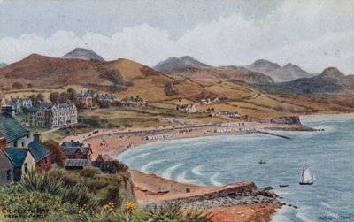 Criccieth Bay vom Schloss von Alfred Robert Quinton